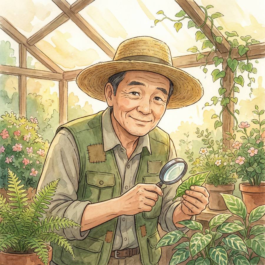 小马拉大车植物专家陈建国
